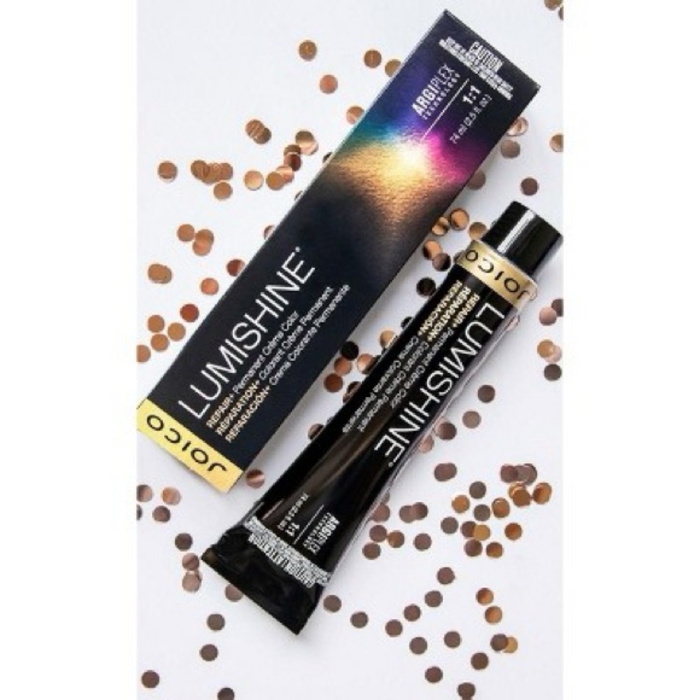 Permanent cream color tube.Mix 1:1 peroxide
JoicoLumiShine 8NWB NaturalWarmBeige